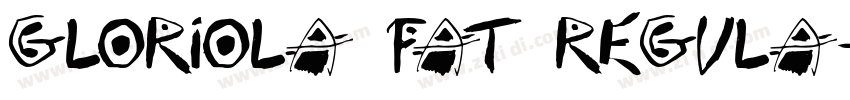 Gloriola Fat Regula字体转换